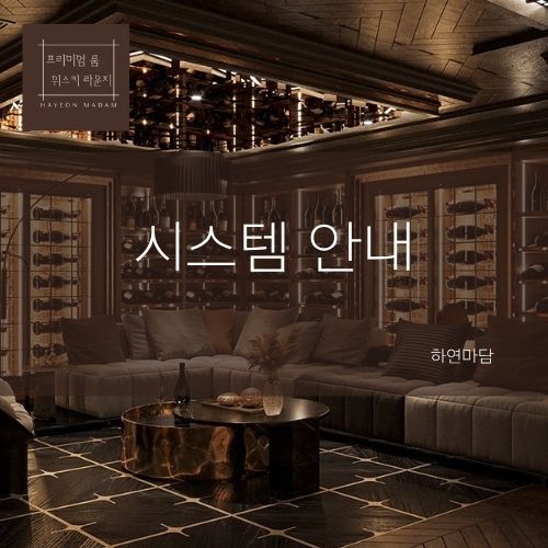 시스템 안내 쩜오 텐카페 텐프로 일프로